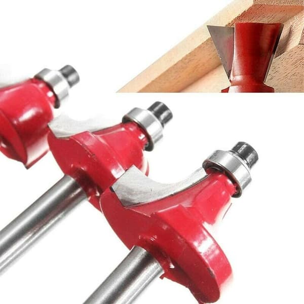15-delt router bitsæt, 6,35 mm wolframcarbid router bitsæt, 1/4\" skaft router bitsæt, router bitsæt til træbearbejdning
