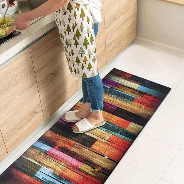 1 stk. 40 * 120 cm køkken tæppe skridsikker dør måtte badeværelse