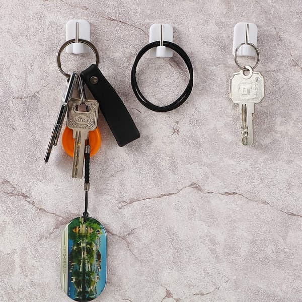20 st 3M Lim-Små Krokar Mini Dörr - Gardinstång Viscose Hook
