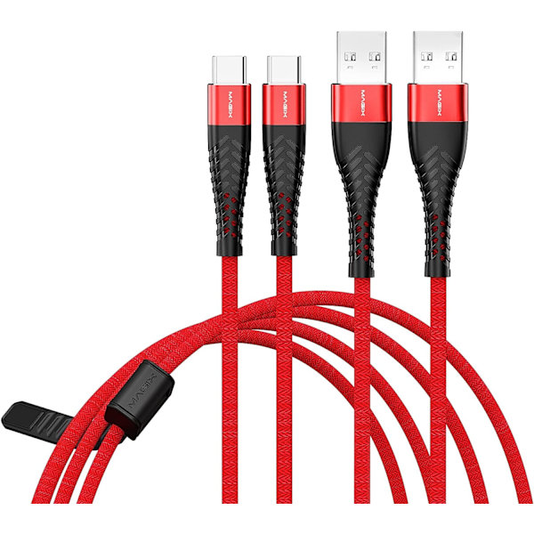 USB-C Laddningskabel 3A, Snabbladdning QC 3.0, Hög Hållbarhet