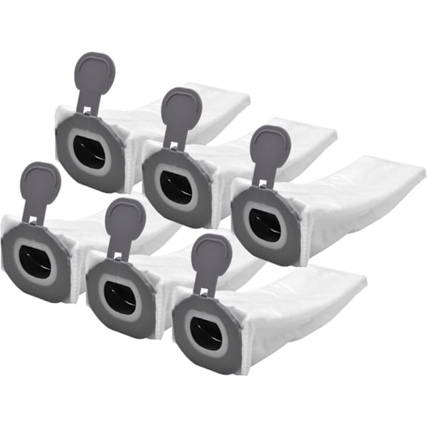 Pakke med 6 premium non-woven mikrofiber støvsugerposer 5 lag