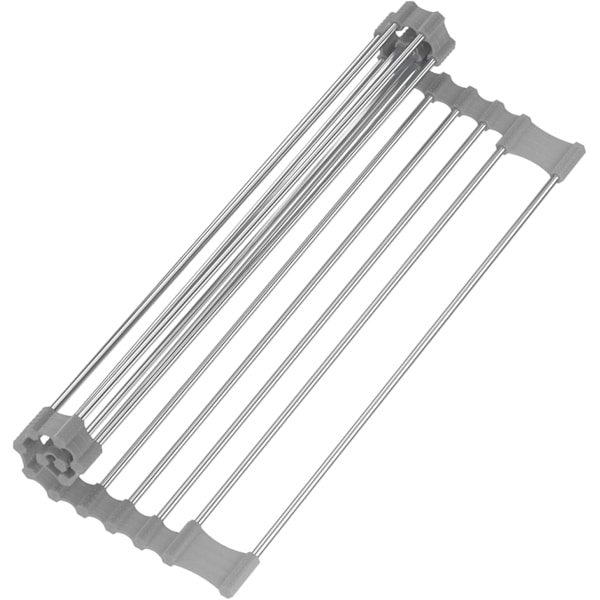 43x29 cm, (Grå) Opvaskestativ, Bærbar, Foldsammenligning Opvaskestativ