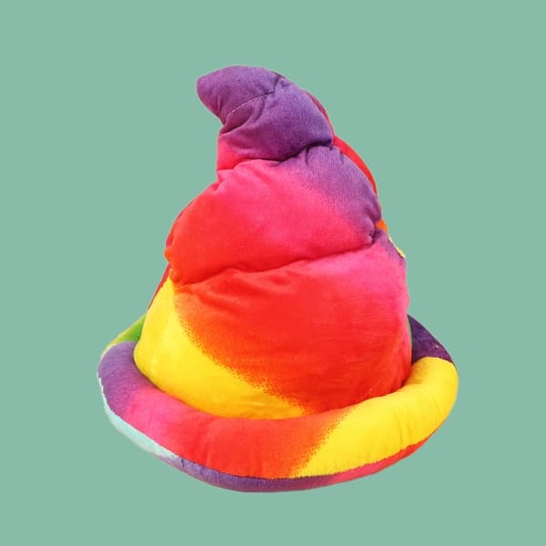 Mænds Shithead Hat, Brun, One Size, Smiley Face, Tilbehør, Tema
