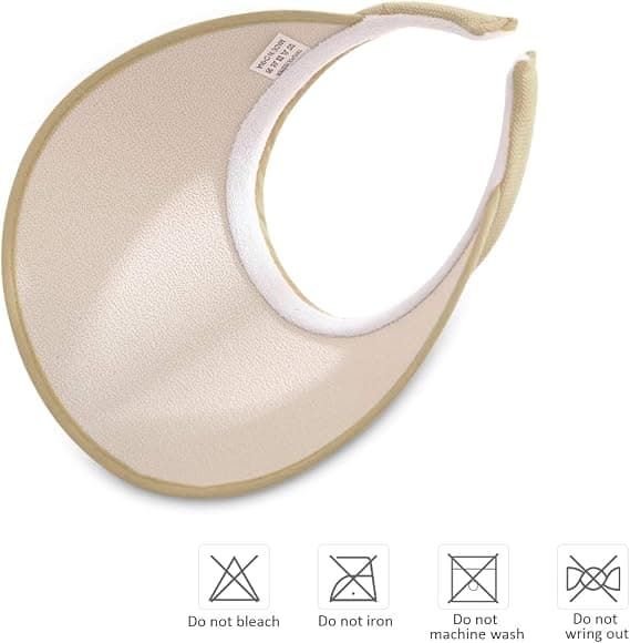 Beige Retro Kvindesolhat Udendørs Anti-UV Cykelkasket Solhat