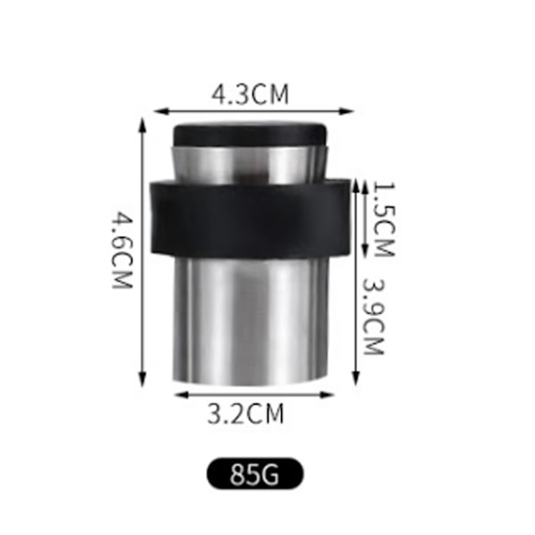 Gulv Dørstopper 4,5 cm Rustfrit Stål Dørstopper Dørstopper