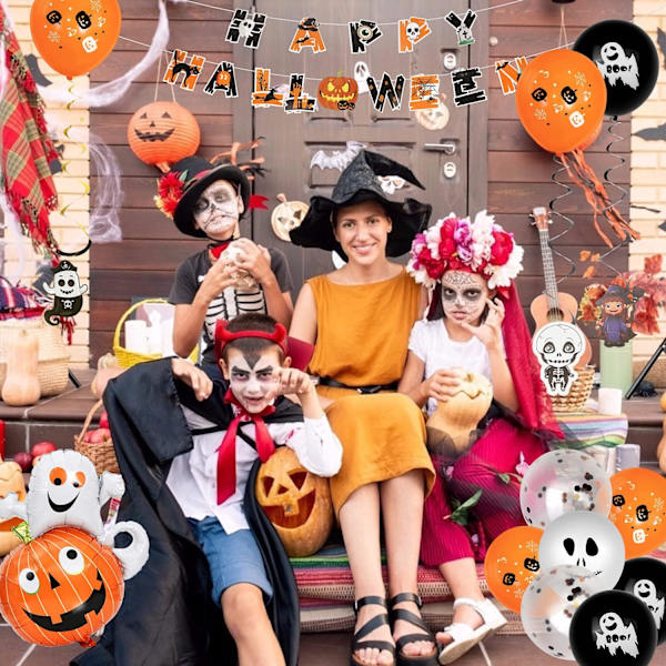 Halloween Balloner - Halloween Dekorationer, Halloween Tapet