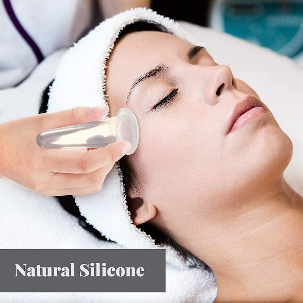 8 stk. silikone massage koppesæt, anti-cellulite kopper, silikone massage kopper pleje, kopping terapi sæt, til ansigts- og rapier skønhedsmassage