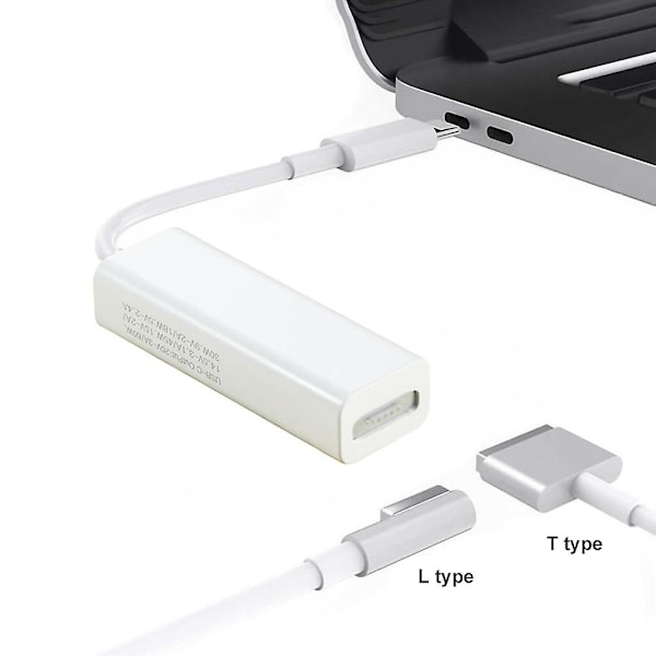 Typ C till Magsafe2 Adapter Laddningskabel för Macbook Pro 12/