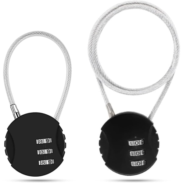 （13.5+50cm）line code lock 2pcs travel padlock code lock locker sp