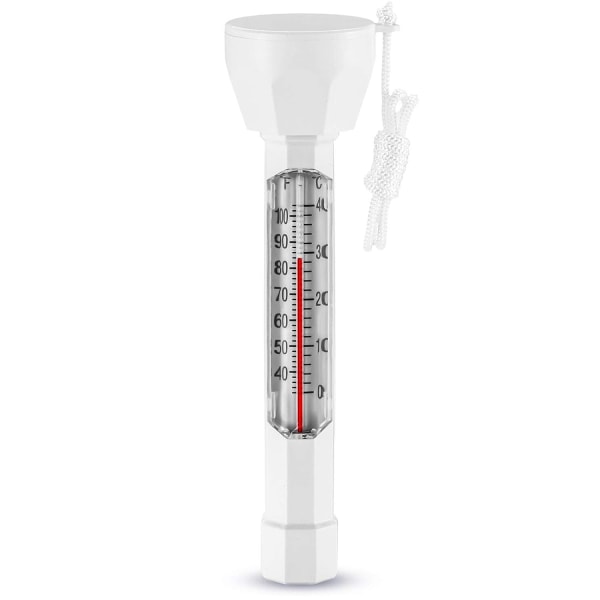 Flytande Termometer för Pool, Pooltermometer med Rep (Typ 2)