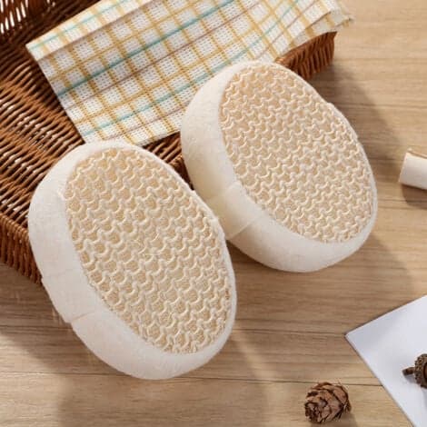 2 sisal svamp badebolde, badebolde, mudderbadsprodukter