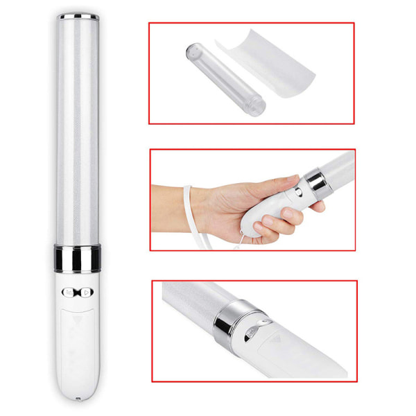 1 stk. Koncert Fan Support Stick 18 Farver Plastik Elektronisk