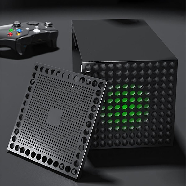 Isäntäpölyn suojus X-box -sarjaan X Monitoiminen lämmönpoisto ja pölytiivis verkko Kuulokkeiden kahvan teline Tarvikkeet