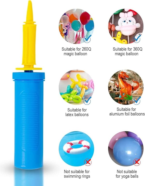 28CM Ilmapumppu Manuaalinen Ilmapumppu Hääpalloille