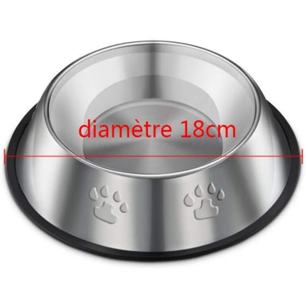 Pet Stainless Steel Foder Skål (Skål lavet af rustfrit stål