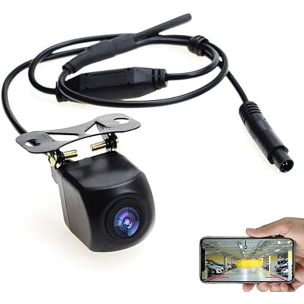 WiFi Backup Kamera Bakkamera Bagudsigt 12-24V Mini