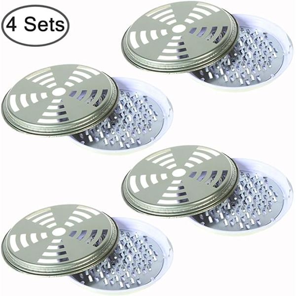 Myggspiralhållare, 4-pack Rökelseask Sandelträ Mygg