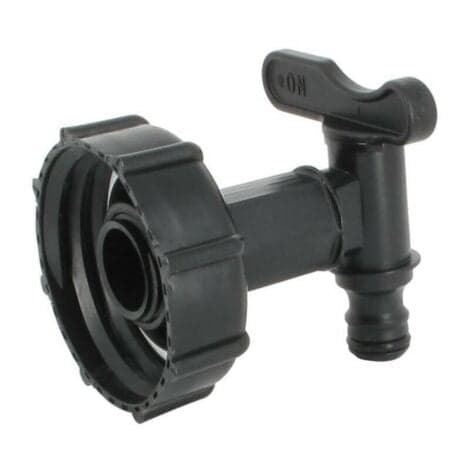 S60X6 forbindelse - HDPE-hane til 1000 L vandtank