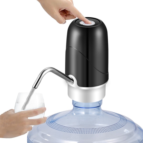 Vattenflaskedispenser, USB-laddningsbar vattenflaskepumpsystem med