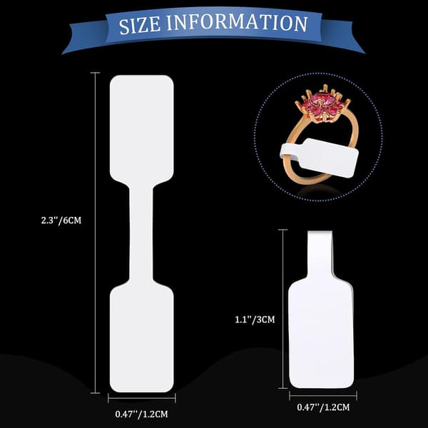 500 kvadratiska ringmärken Kraftpapper självhäftande ringmärken