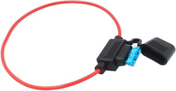 5 stk 16awg Middels Innlegg Bladsikringholder med Ledning, DC 32v 20A