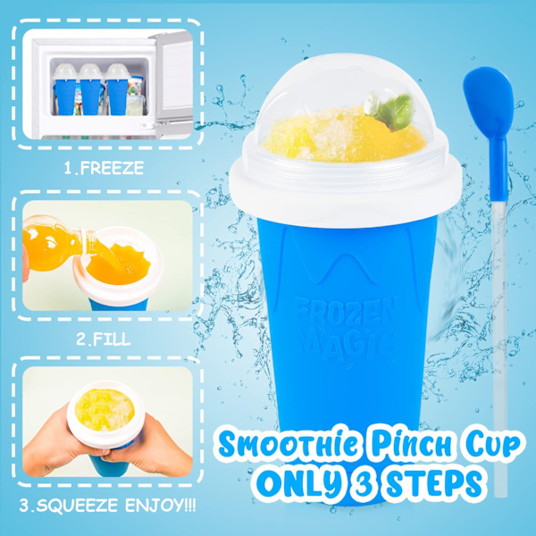 1 styck Netflix hemlagad smoothie-kopp en nypa i iskopp
