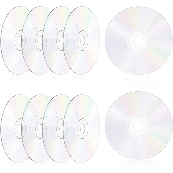 Transparent Dekorativ CD Egnet for Maling og Håndverk