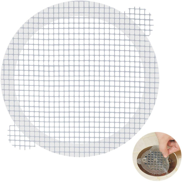 25 stycken med en diameter på 9 cm och ett rutnät på 1,5 mm, golv