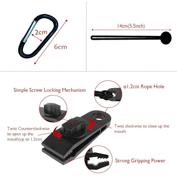 Tältduksskydd med canvasfäste och gummiband +