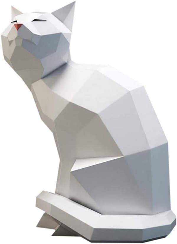 1 stycke(r) 3D Origami Djur DIY-kit, DIY Pappfigur Papp
