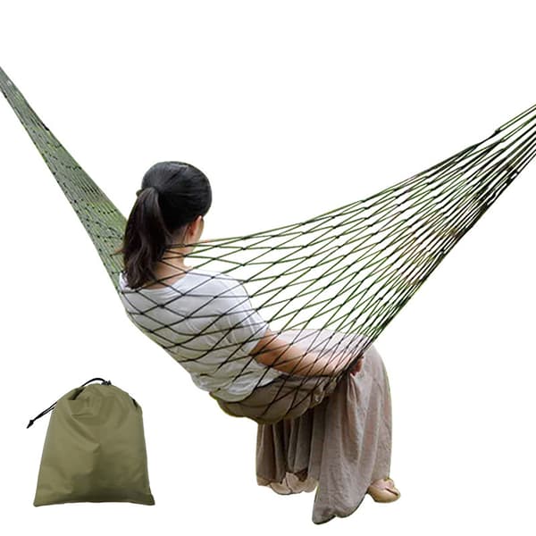 Utomhus Bold Nylon Repnät Hängmatta 1st