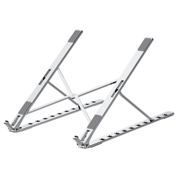 Bærbar PC-stativ Justerbar Foldbar Aluminium Skrivebord Bærbar Stativ Stativfeste For Nettbrett PC