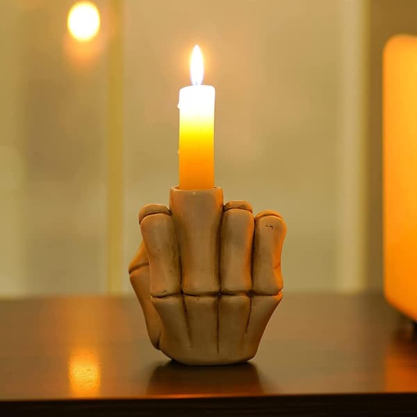 1 stk Finger Lysestake Midtfinger Telysholdere