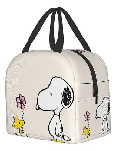 Snoopy Madpakke med Blomstret Design - Billede Farve