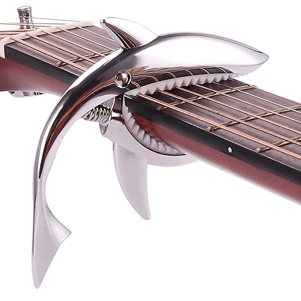 1 sort tuningklips til guitar i zinklegering med træ