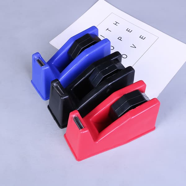 Stor blå teipdispenser, 16,3 × 7,2 × 8,3 cm - påfyllbar