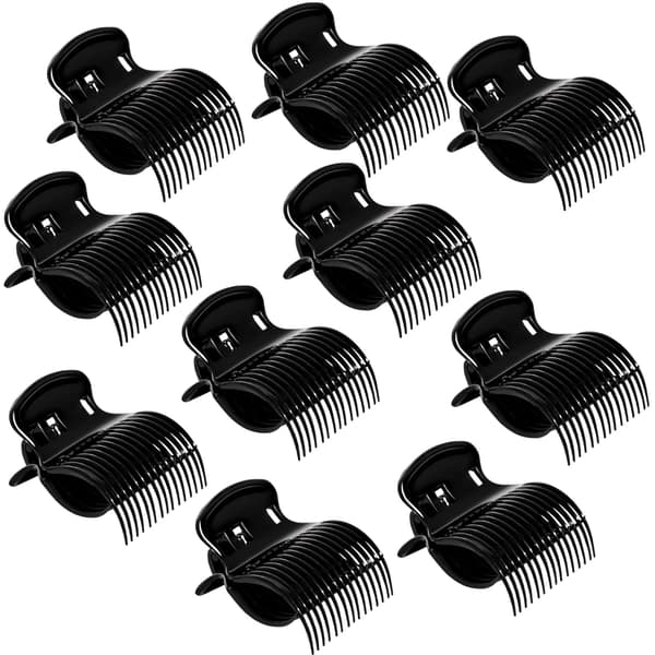 10 stk. Hårspoler Clips - Sort