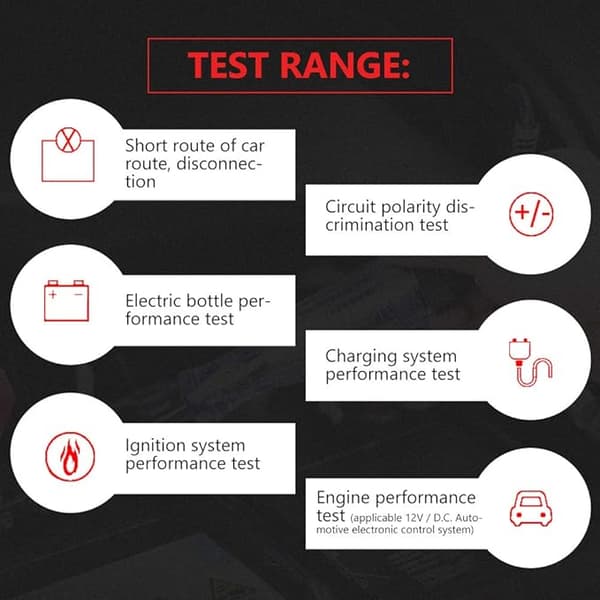 Elektrisk Testpenna, 6V/24V Spänning Krets Testare Sond Enhet
