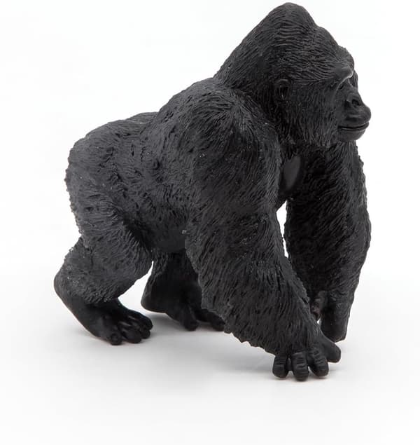 Handmålad - Figur - Vilda Djur - Gorilla - 50034 - Samlarobjekt - för Barn - Passar för Pojkar och Flickor
