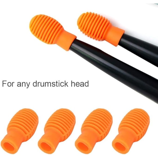 4 Shelves Silicone Drum Silicone Sleeve Fader Practice Tips