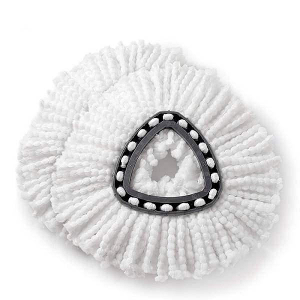 2-delt roterende mopp erstatningshode, mikrofiber mopphode