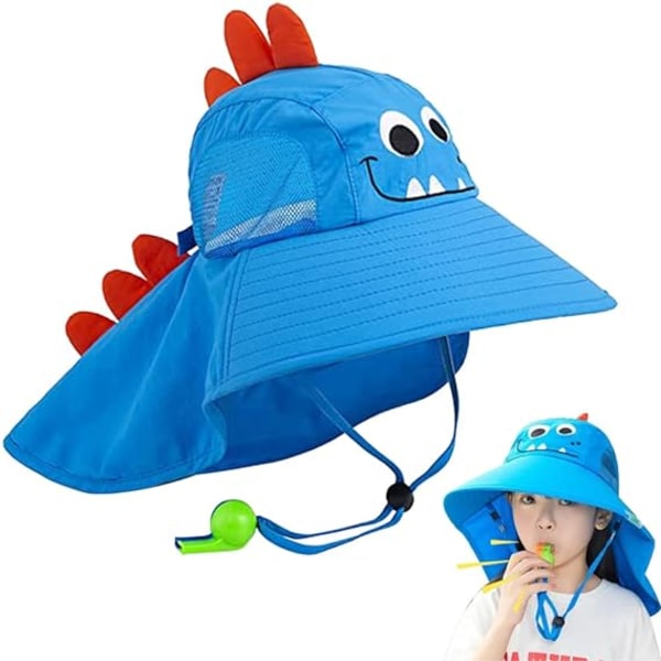 Solhat til børn, Jewel Blue [Lille Dinosaur] UV-beskyttelse til børn