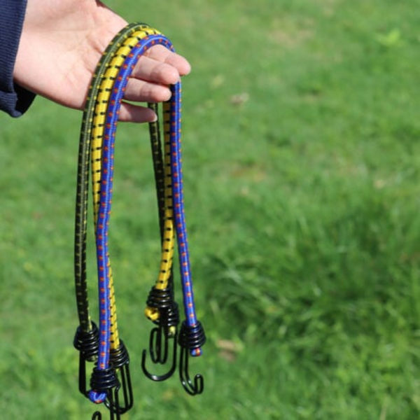 Blå - Elastiska gummispännare, bagageförlängningsspannare 60
