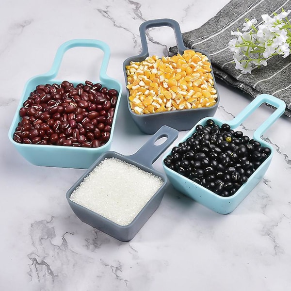 Plast stabelbar serveringsbrett | Forrett, Charcuterie, Mat, Snacks, Dessertfat | Gjenbrukbar
