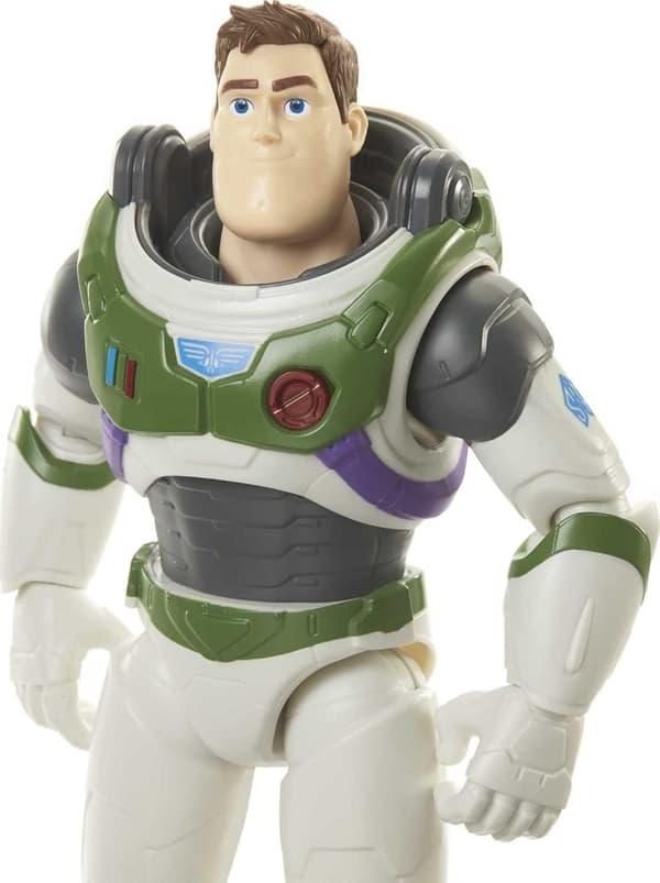 Disney og Pixar Lightyear Buzz Stor Actionfigur, Space Ranger Alpha med Tilbehør, 12 Bevægelige Led, 1