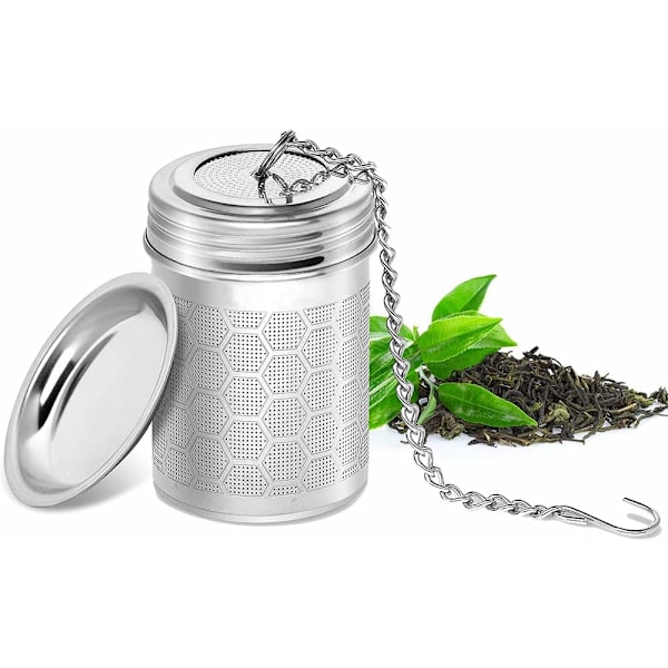 1 stk. (Sølv) Te-infuser, Te-si, Fint Masket Te-filter