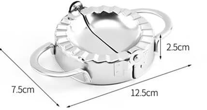 Dumplingform i rostfritt stål, 4 delar Ravioli Maker och