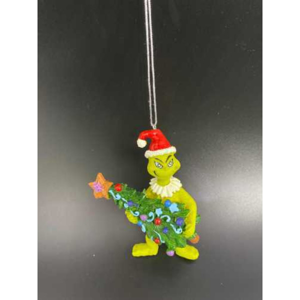 1 Julemandens Elf Grinch Dekoration Harpiks Håndværk Vedhæng Jul
