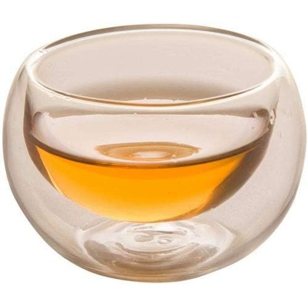 600ml Glastekanna + 6 KOPPAR + Tekannavärmare med Glasfilter