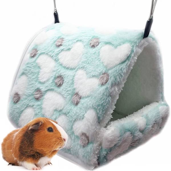Cyan M Sovande Gnagare Plysch Liten Hus Hamster Hängmatta Leksak Säng
